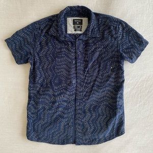 Quicksilver Botanic Bats - Short Sleeve Shirt, Boys 10